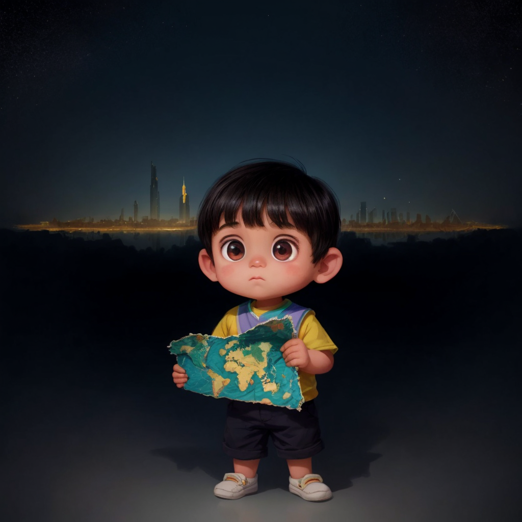 "Ahmad's Magical Adventure in Abu Dhabi"