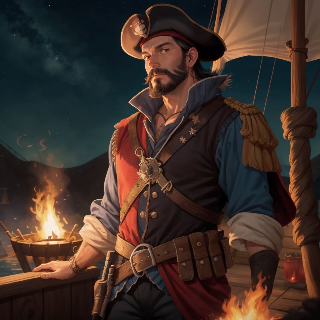 Captain Blackbeard tells a tale