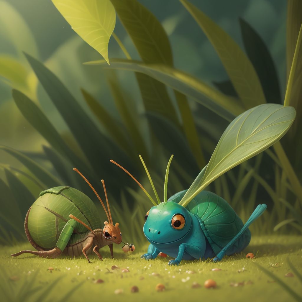 "From Monday to Sunday: The Grasshopper's Adventure