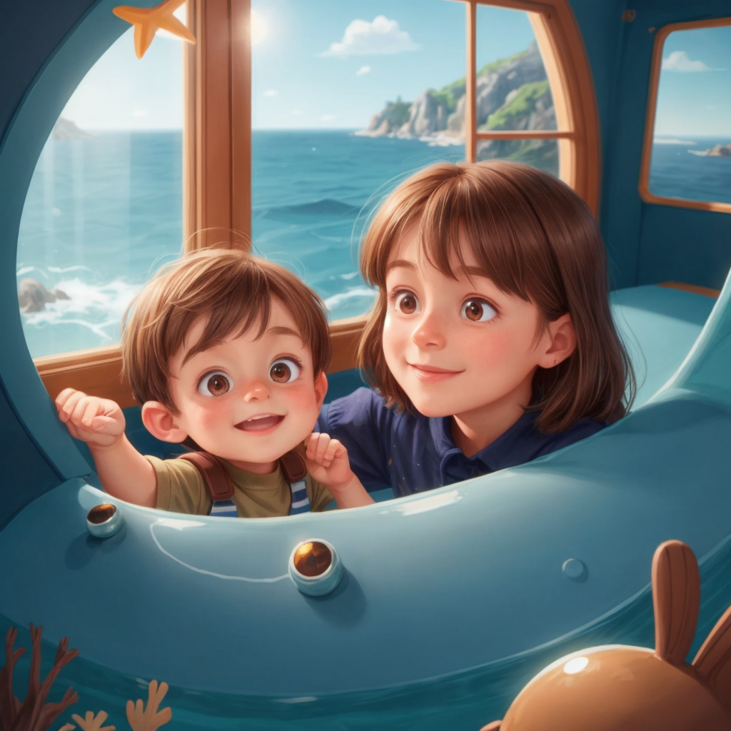 John Jr and Granny go on a submarine