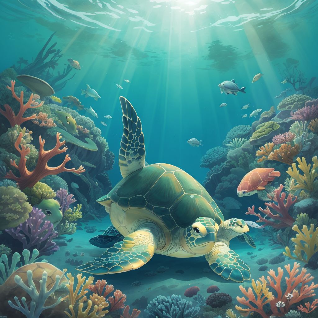 Sammy the Sea Turtle goes to School